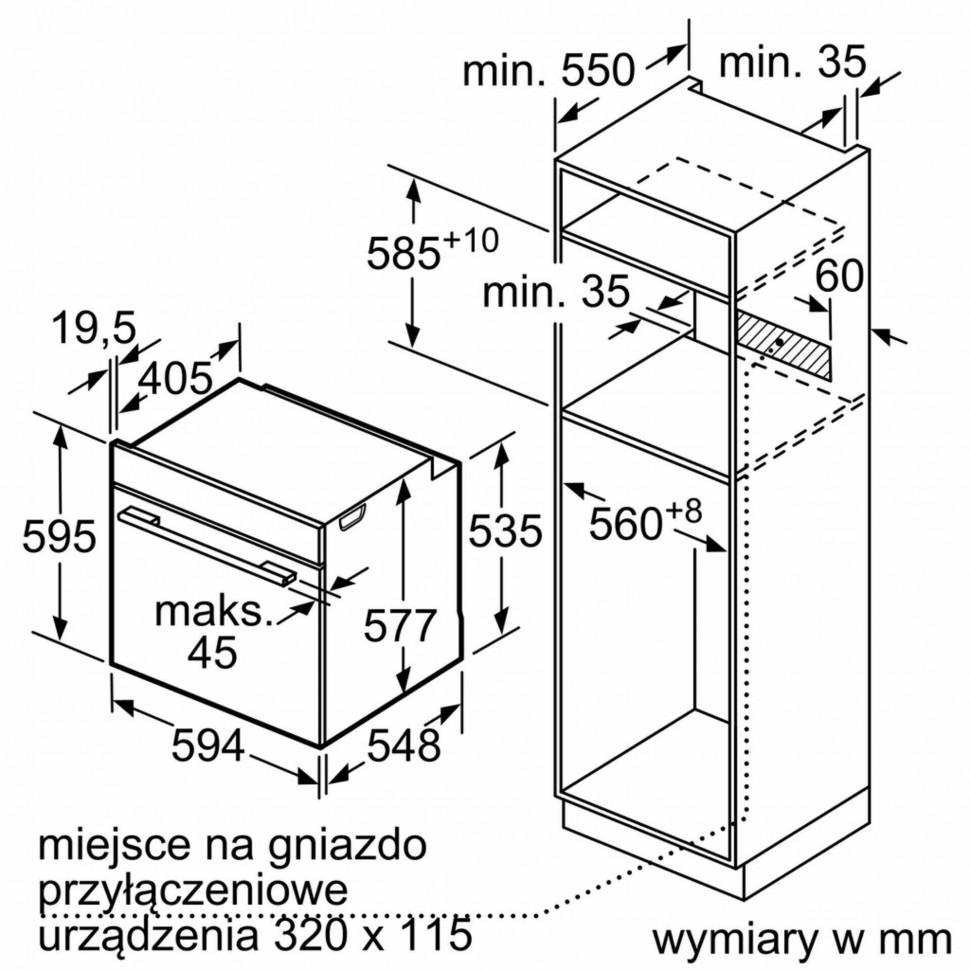 Электрический духовой шкаф Bosch HSG 636BB1