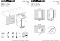 Винный шкаф Dunavox DAU-17.57DW