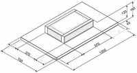 Потолочная вытяжка Smeg KSCF120B