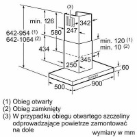 Каминная вытяжка Bosch DWB 097E50