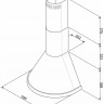 Каминная вытяжка Smeg KSE86AOE Каминная вытяжка Smeg KSE86AOE