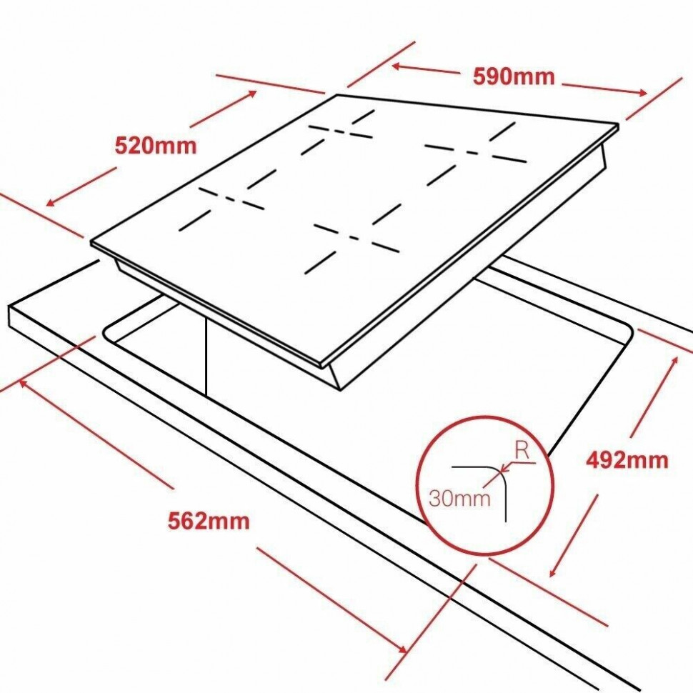 Индукционная варочная панель Ginzzu HCI-409 Индукционная варочная панель Ginzzu HCI-409
