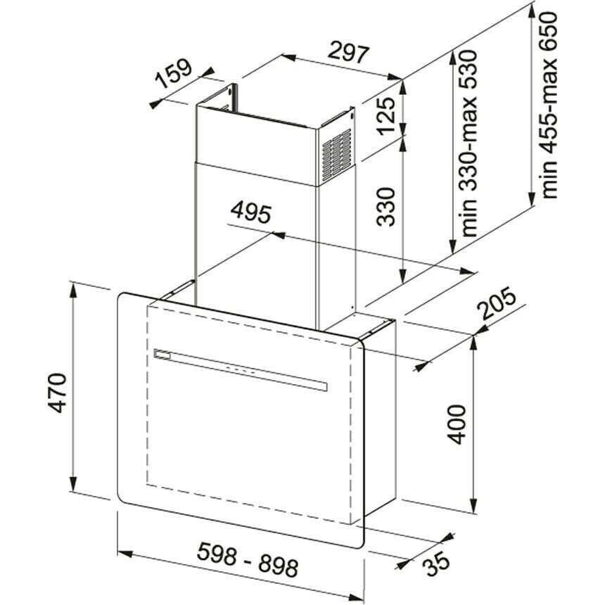 Каминная вытяжка Franke FSFL 605 WH