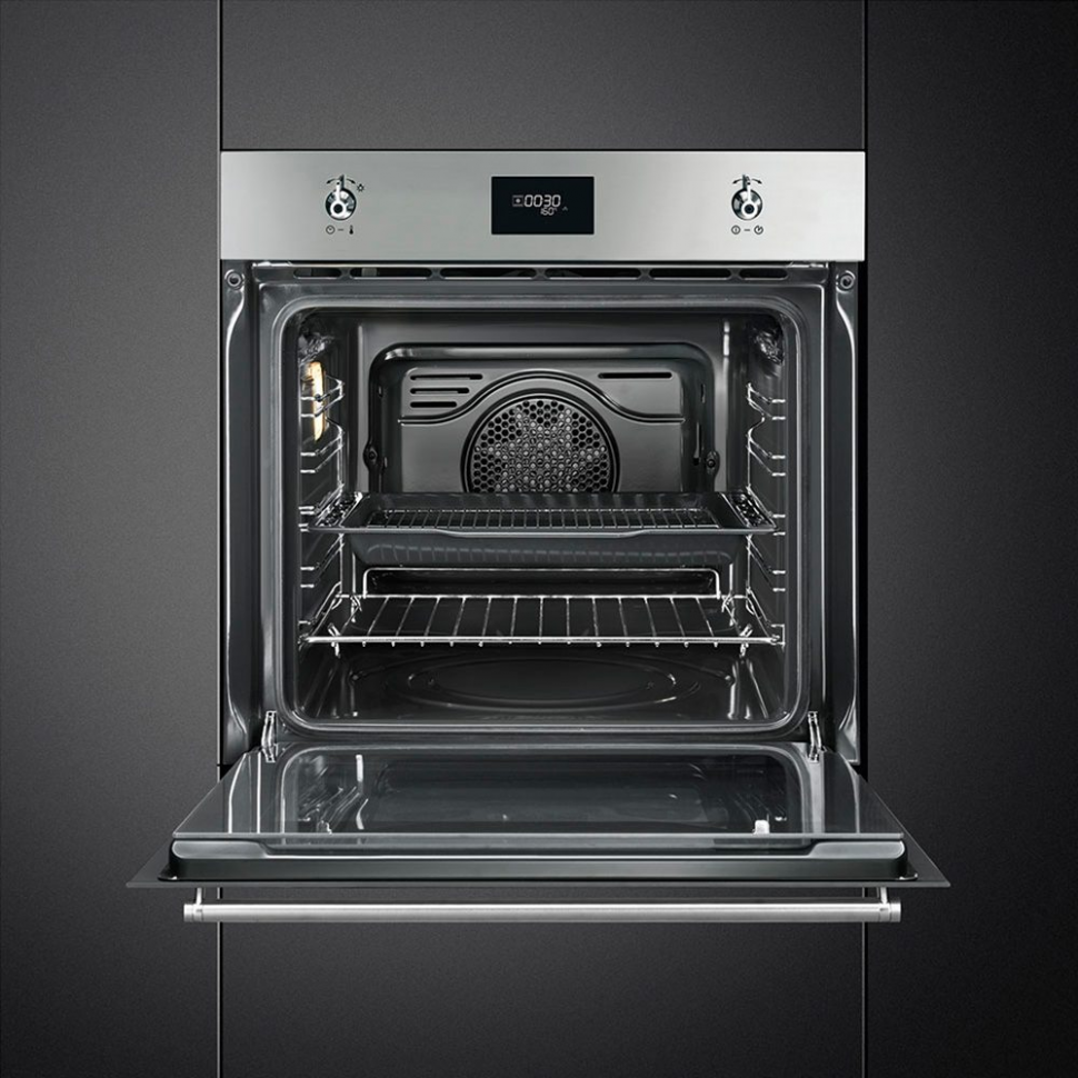 Электрический духовой шкаф Smeg SF6301TVX Электрический духовой шкаф Smeg SF6301TVX