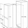 Встраиваемый холодильник Korting KSI 17865 CNF Встраиваемый холодильник Korting KSI 17865 CNF