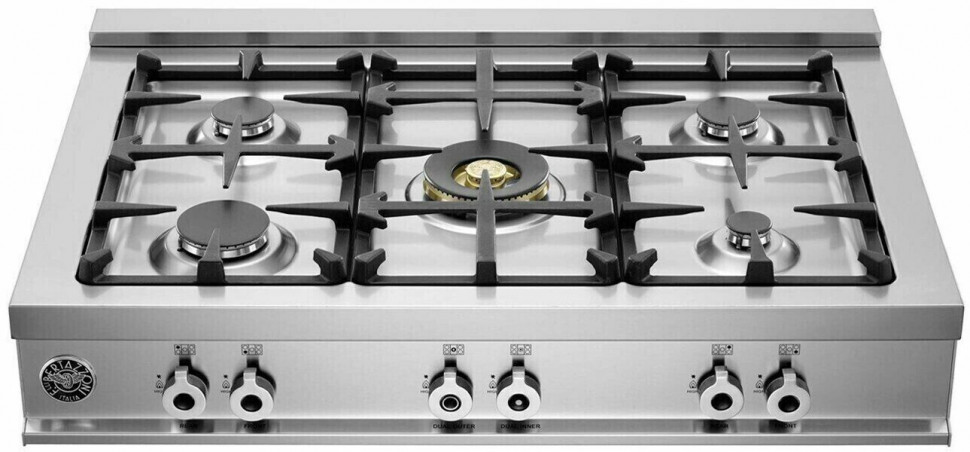 Газовая варочная панель Bertazzoni CB 36500 X