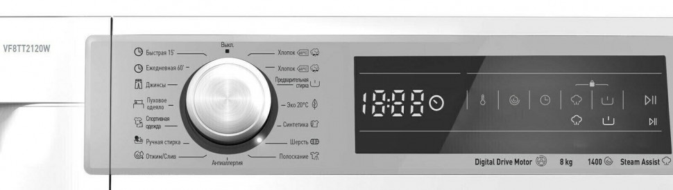 Стиральная машина Vestfrost VF 8TT2120W Стиральная машина Vestfrost VF 8TT2120W