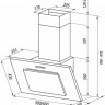 Каминная вытяжка MONSHER Texno 60 C