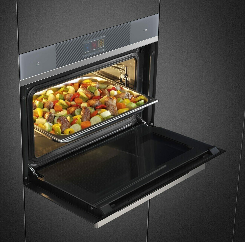 Электрический духовой шкаф Smeg SF4104WVCPS Электрический духовой шкаф Smeg SF4104WVCPS