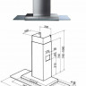 Каминная вытяжка Smeg KSEV97X Каминная вытяжка Smeg KSEV97X