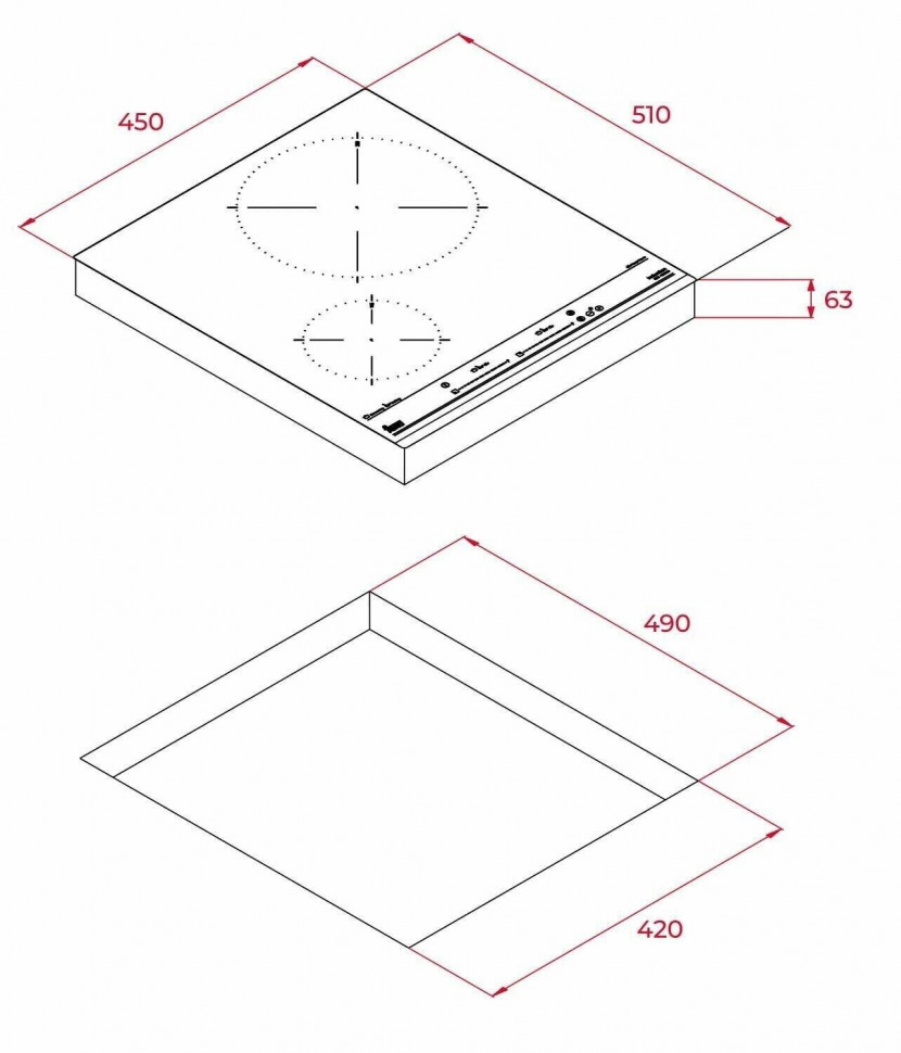 Индукционная варочная панель Teka IZC 42300 DMS