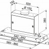Встраиваемая вытяжка Franke FMPOS 608 BI X 110.0392.877