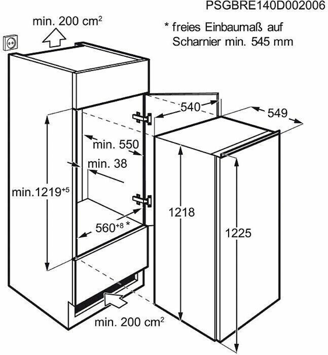 Встраиваемый холодильник Electrolux ERN 2001 Встраиваемый холодильник Electrolux ERN 2001