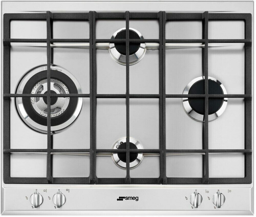 Газовая варочная панель Smeg P261XGH