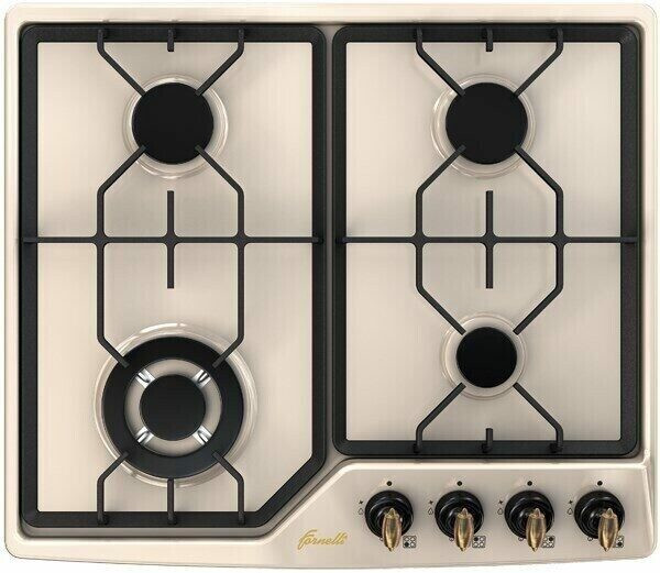 Газовая варочная панель Fornelli PGA 60 Grazia Ivory