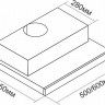 Встраиваемая вытяжка Darina INTO 502 W