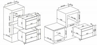 Электрический духовой шкаф Smeg SF4750VCBS