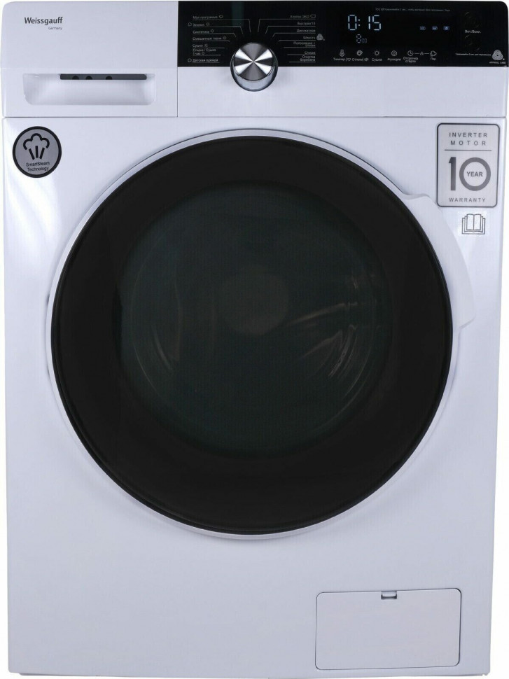 Стиральная машина Weissgauff WMD 6150 DC Inverter Steam