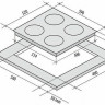 Электрическая варочная панель Fornelli PVA 60 Brillare Электрическая варочная панель Fornelli PVA 60 Brillare