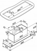 Встраиваемая вытяжка Miele DA 2690