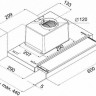 Встраиваемая вытяжка MAUNFELD OUSE GLASS 60