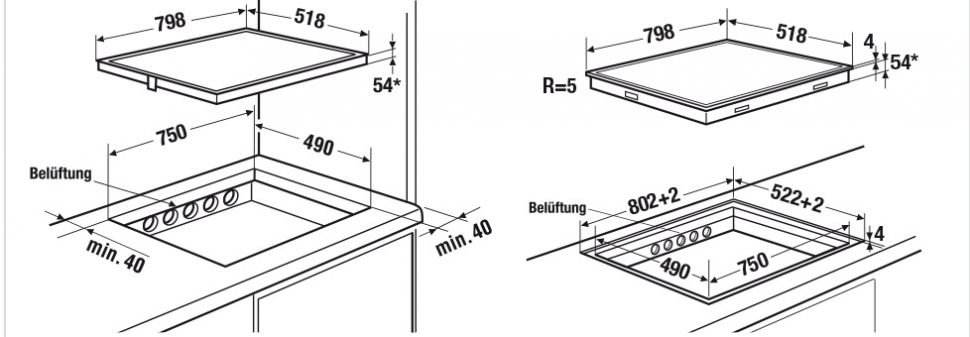 Индукционная варочная панель Kuppersbusch KI 8120.0 SR