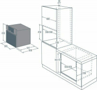 Встраиваемая микроволновая печь Gorenje GOM 711 X