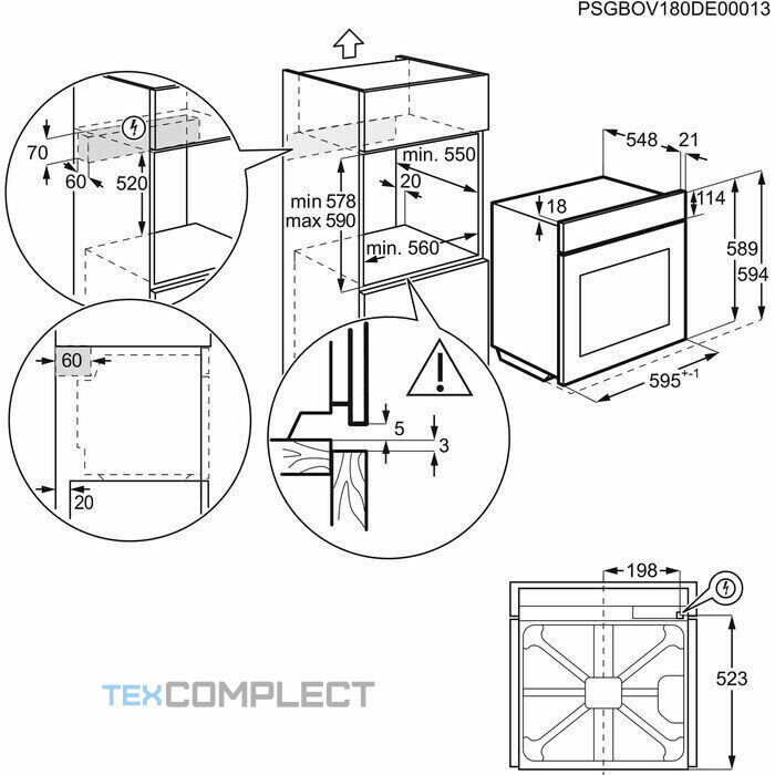 Электрический духовой шкаф Electrolux OKC 6H41X Электрический духовой шкаф Electrolux OKC 6H41X