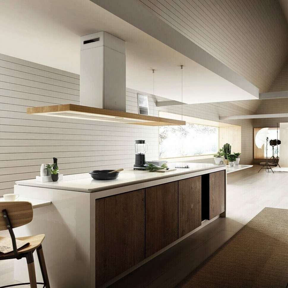 Островная вытяжка Elica Bio Island WH/A/120 Rovere