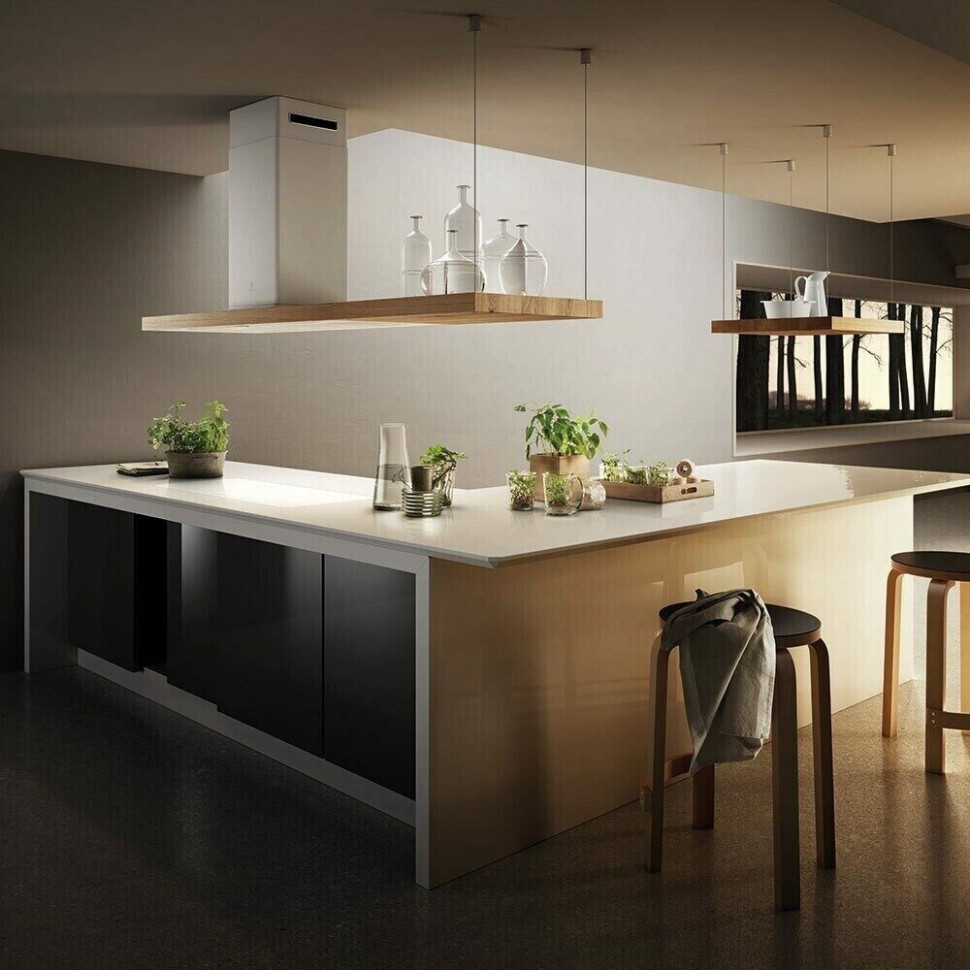 Островная вытяжка Elica Bio Island WH/A/120 Rovere