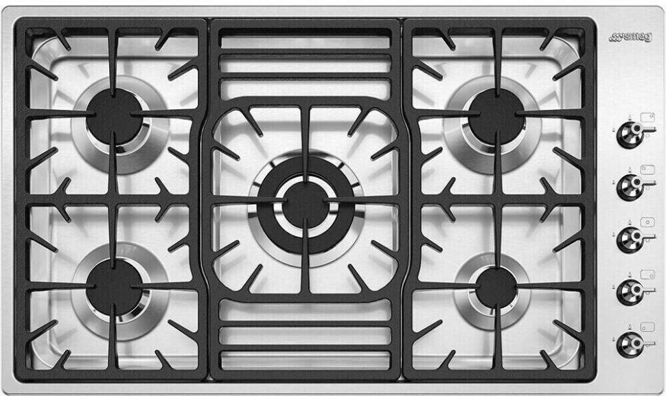 Газовая варочная панель Smeg PGF95