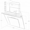 Каминная вытяжка Elica Sinfonia BL/F/80 Каминная вытяжка Elica Sinfonia BL/F/80