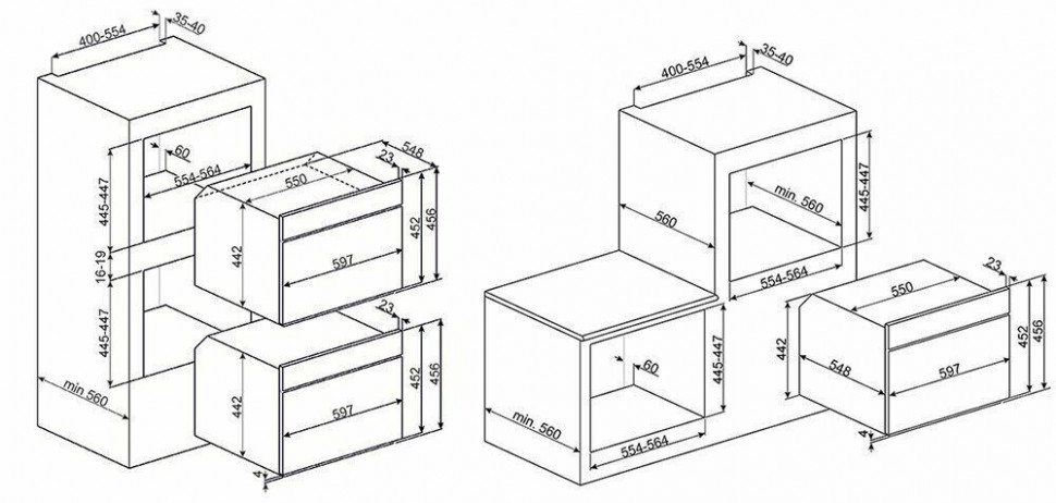 Электрический духовой шкаф Smeg SF4140VC Электрический духовой шкаф Smeg SF4140VC