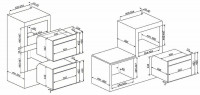 Электрический духовой шкаф Smeg SF4140VCB