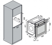 Электрический духовой шкаф Kuppersberg SR 610 W Silver