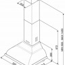 Каминная вытяжка Smeg KC16POE Каминная вытяжка Smeg KC16POE