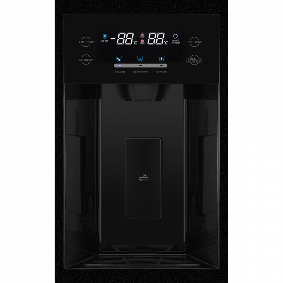 Холодильник Hiberg RFS-655DX NFGB inverter (без подключения к водопроводу) 