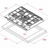 Газовая варочная панель Teka GZC 75331 XBN