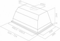 Встраиваемая вытяжка Elica Elibloc HT A/60