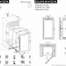 Винный шкаф Dunavox DAB-89.215DSS