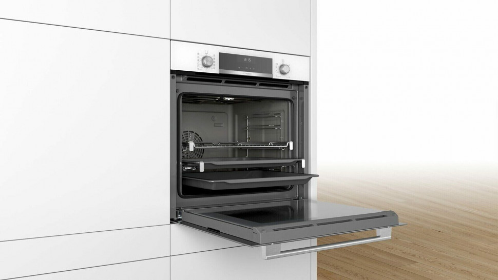 Электрический духовой шкаф Bosch HBG 557SW0R