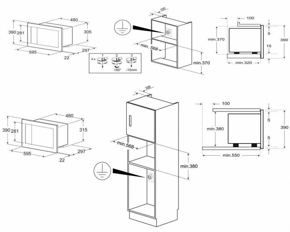 Встраиваемая микроволновая печь Teka MWS 20 BIS