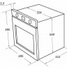 Электрический духовой шкаф MAUNFELD EOEFG 566RBG MT Электрический духовой шкаф MAUNFELD EOEFG 566RBG MT