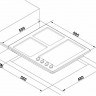 Газовая варочная панель Korting HG 695 CX