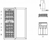 Винный шкаф Caso WineComfort 38