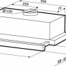 Встраиваемая вытяжка Kronasteel Kamilla 2M 600 3P