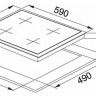 Газовая варочная панель Franke FHGS 604 4G Газовая варочная панель Franke FHGS 604 4G