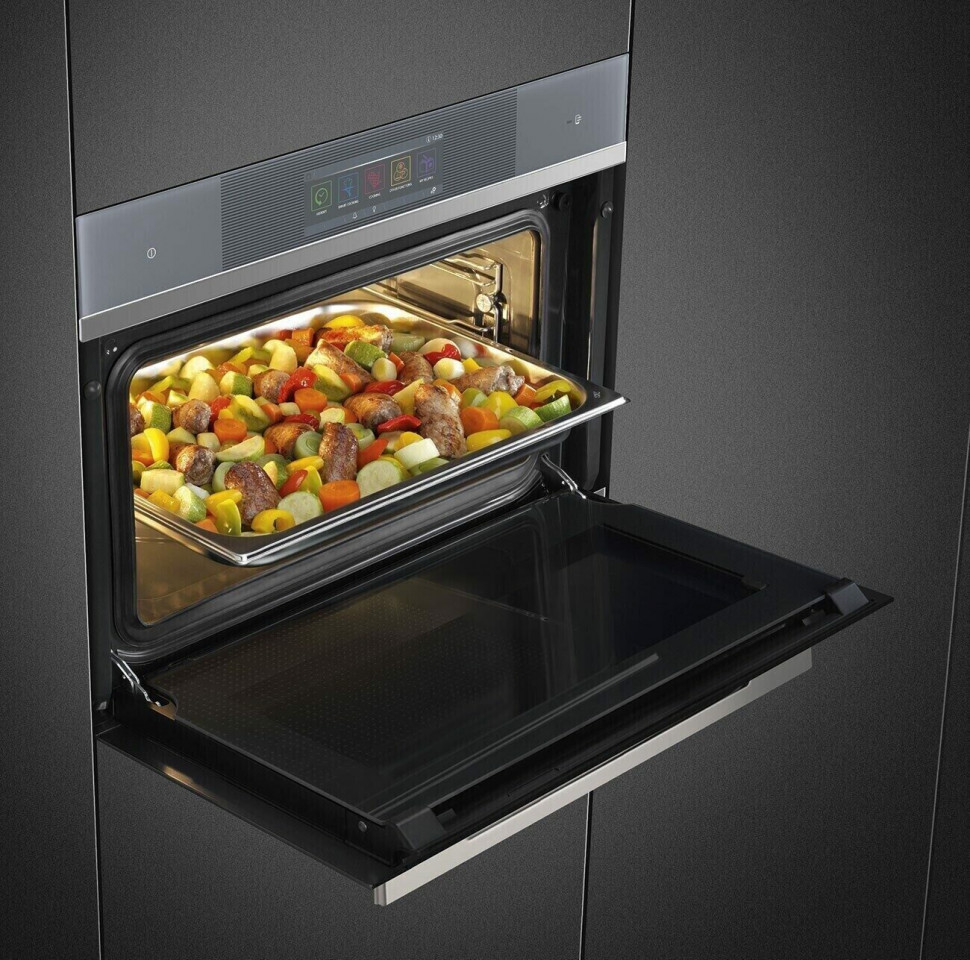 Электрический духовой шкаф Smeg SF4106WVCPS Электрический духовой шкаф Smeg SF4106WVCPS