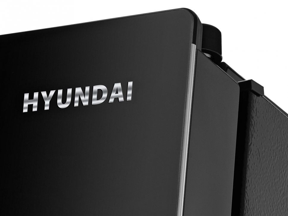 Холодильник Hyundai CS6503FV черное стекло