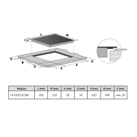 Индукционная варочная поверхность Korting HI 43053 BW